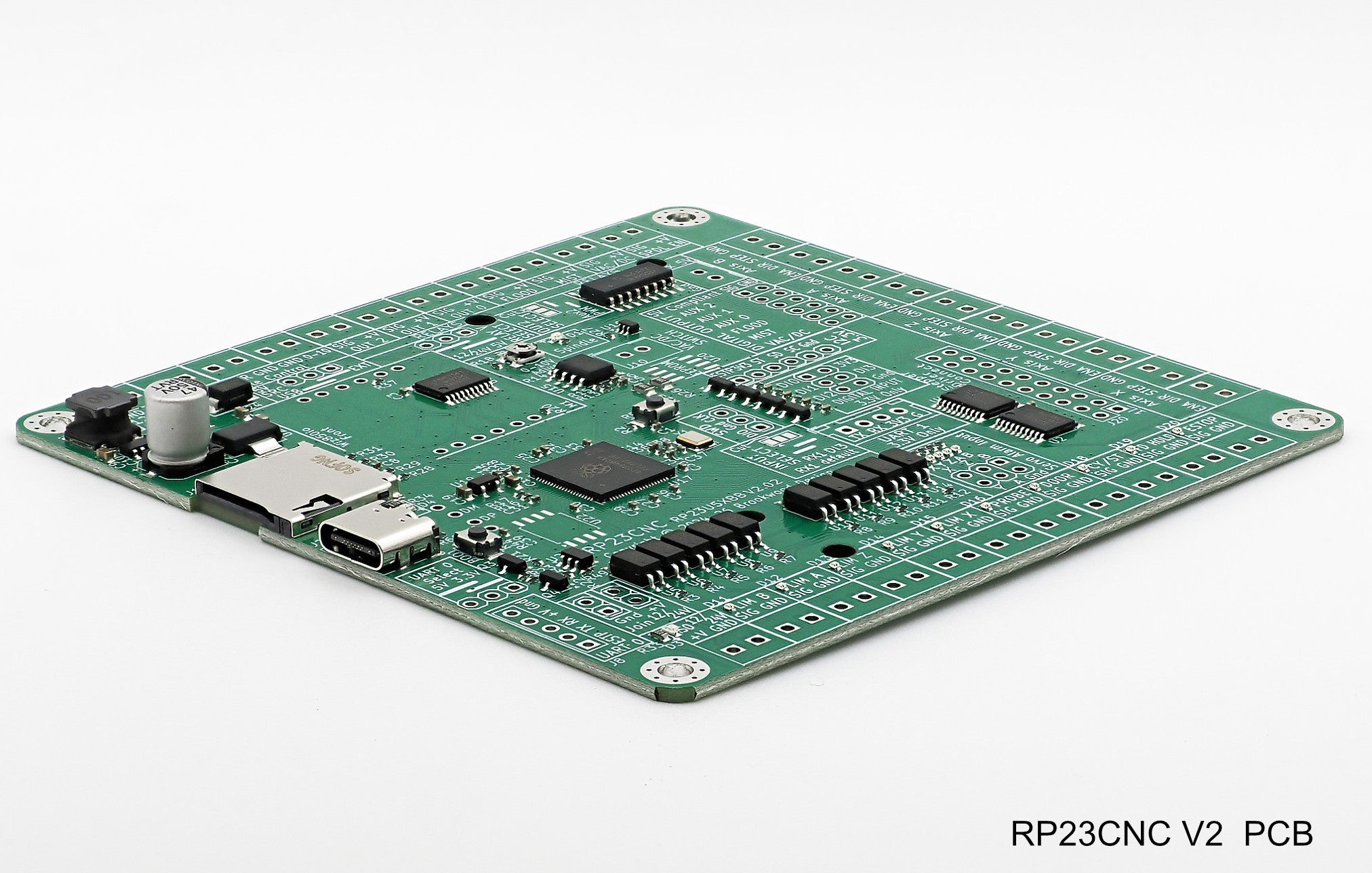 5 Axis grblHAL CNC controller - RP23CNC. Board Only.