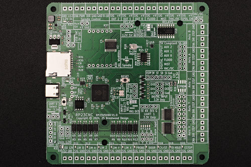 5 Axis grblHAL CNC controller - RP23CNC. Board Only.