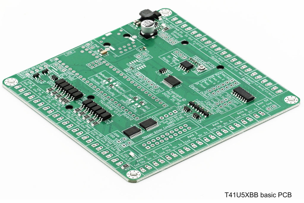 5 Axis grblHAL CNC motion controller for Teensy 4.1 - T41U5XBB. Board + Assembly Kit